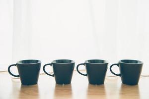 Black Coffee cups photo