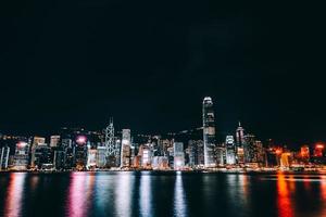 Cityscape of Hong Kong city, China photo