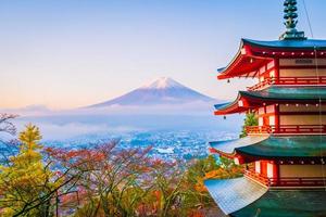 Mt. Fuji with Chureito pagoda