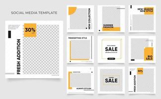 social media template banner blog fashion sale promotion. vector