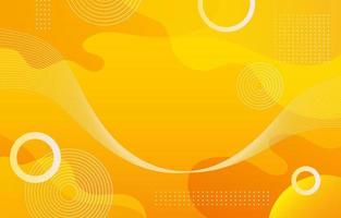 Yellow Fluid Gradient Abstract Background vector