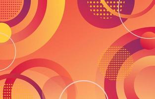 Red Yellow Gradient Abstract Background vector