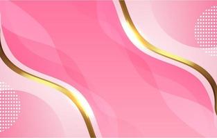 Pink and Gold Gradient Background vector