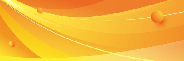 Abstract Orange Wave Background vector