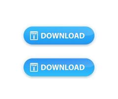 zip file download button, vector