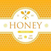 Honey label v1 vector