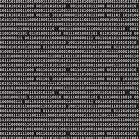 binary Pattern black vector