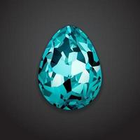 easter egg crystal vector