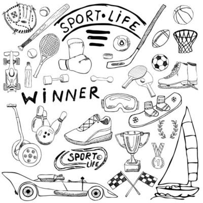 Sports Doodles Vector Art Icons And Graphics For Free Download sports-doodles-vector-art-icons-and-graphics-for-free-download