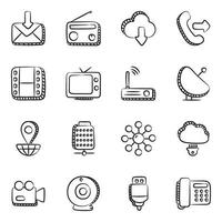 Technology and Devices Elements vector