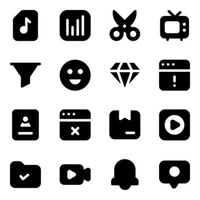Trendy Web Interface and Media