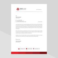 Elegant letterhead template design in minimalist style vector