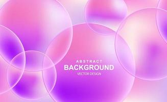 Abstract background with transparent balls vector