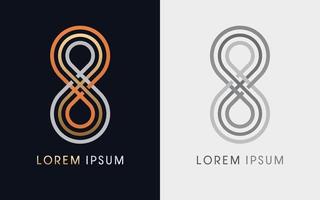 Infinity Loop Luxury Graphic vector