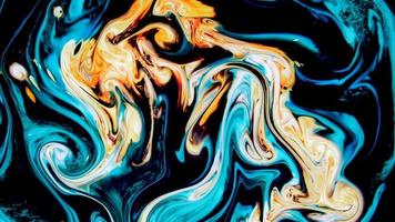 abstracte kleurrijke verf mystiek verspreid video