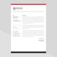 Elegant letterhead template design in minimalist style Free Vector