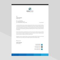 Elegant letterhead template design in minimalist style Free Vector