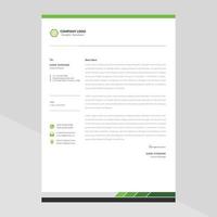 Elegant letterhead template design in minimalist style Free Vector