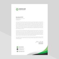 Elegant letterhead template design in minimalist style Free Vector