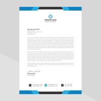 Elegant letterhead template design in minimalist style Free Vector