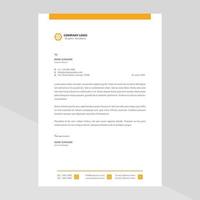 Elegant letterhead template design in minimalist style Free Vector