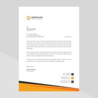 Elegant letterhead template design in minimalist style Free Vector