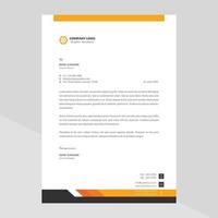 Elegant letterhead template design in minimalist style Free Vector