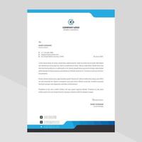 Elegant letterhead template design in minimalist style Free Vector