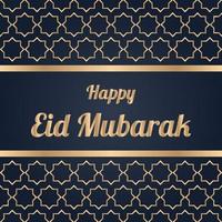 Happy eid mubarak design template vector