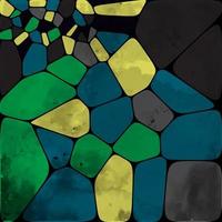 Voronoi Abstract Background,  Abstract Colorful Voronoi Diagram Background vector