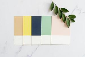 Color swatches on a plain background