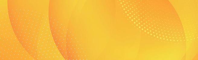 Abstract orange background with wavy lines and dots - Vector