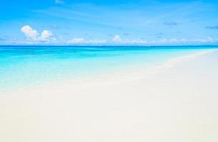 Beautiful tropical beach background photo