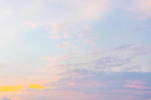 Cloud on sky at twilight time photo