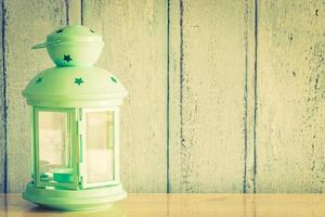 Vintage lantern lamp photo