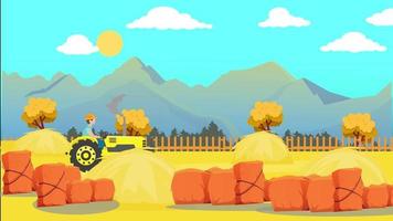 Cartoon Tractor Stock Video Footage for Free Download Cartoon Tractor Stock Video Footage for Free Download