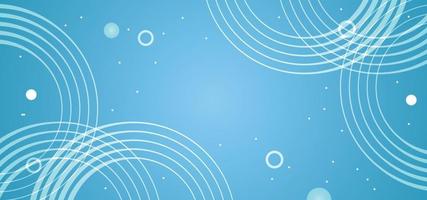 abstract blue circles background or banner