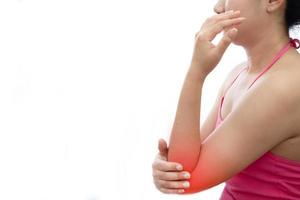 Woman with elbow injury photo