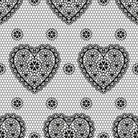 Abstract lace trim patterns set. Seamless patterns with floral elements in  black color. Ornamental lace tape designs. 27120319 Vector Art at Vecteezy