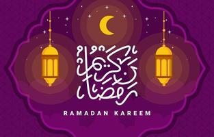 fondo de celebración de ramadán karem vector