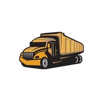 A haul truck design vector