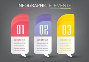 modern text box template, banner Infographics vector