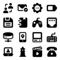 Communication Technology Elements vector