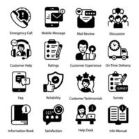 Customer Support Elements vector