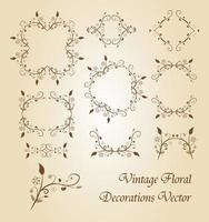 Abstract Vintage Line Art vector