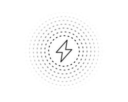 wireless charging icon. Trendy modern flat linear vector wireless charging icon on white background from thin line Artificial Intelligence, Future Technology collection, outline vector illustration
