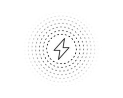 wireless charging icon. Trendy modern flat linear vector wireless charging icon on white background from thin line Artificial Intelligence, Future Technology collection, outline vector illustration