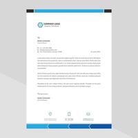 Elegant letterhead template design in minimalist style Free Vector