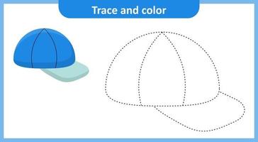 Trace and Color Cap vector