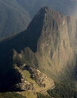 Machu Picchu and Huayna Picchu mountain photo